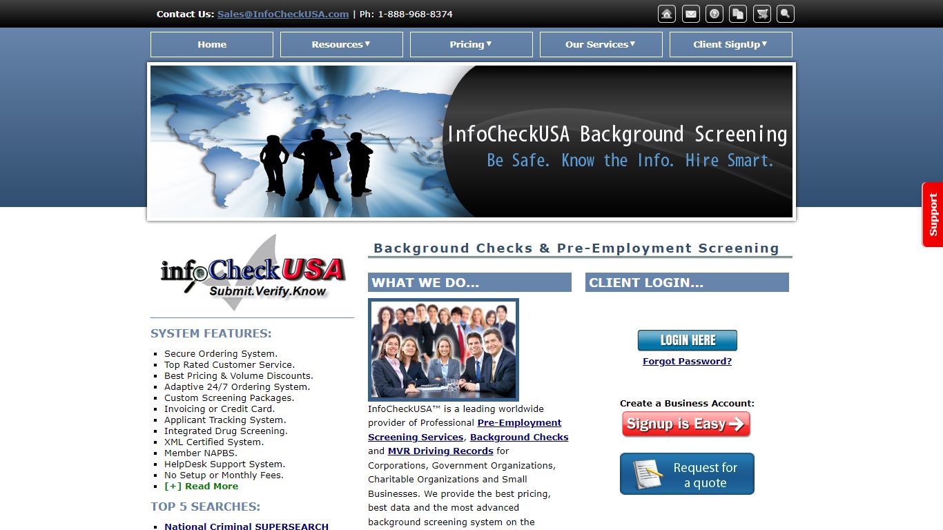 Criminal Background Check | Employment Screening | MVR Driving Record